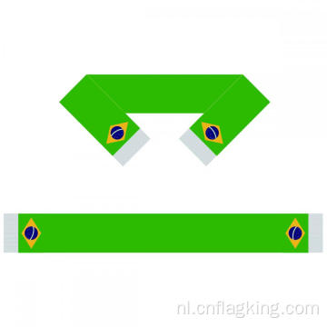 Brazilië Nationale Vlag Voetbalteam Sjaal Voetbalfans Sjaal 15*150cm